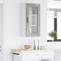 Mobile da cucina con lo scaffale Grigio cemento 40 x 31 x 80 cm 884640