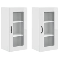 Mobile da cucina 2 pcs Bianco Lucido 40 x 31 x 80 cm 884643