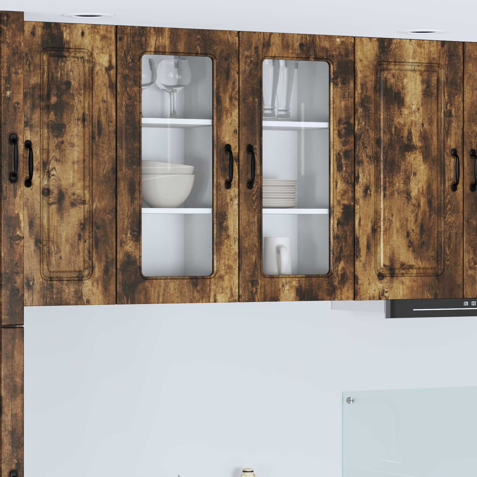 Mobile da cucina Rovere fumé 40 x 31 x 80 cm Legno multistrato 884644