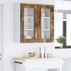 Mobile da cucina 2 pcs Rovere fumé 40 x 31 x 80 cm 884645