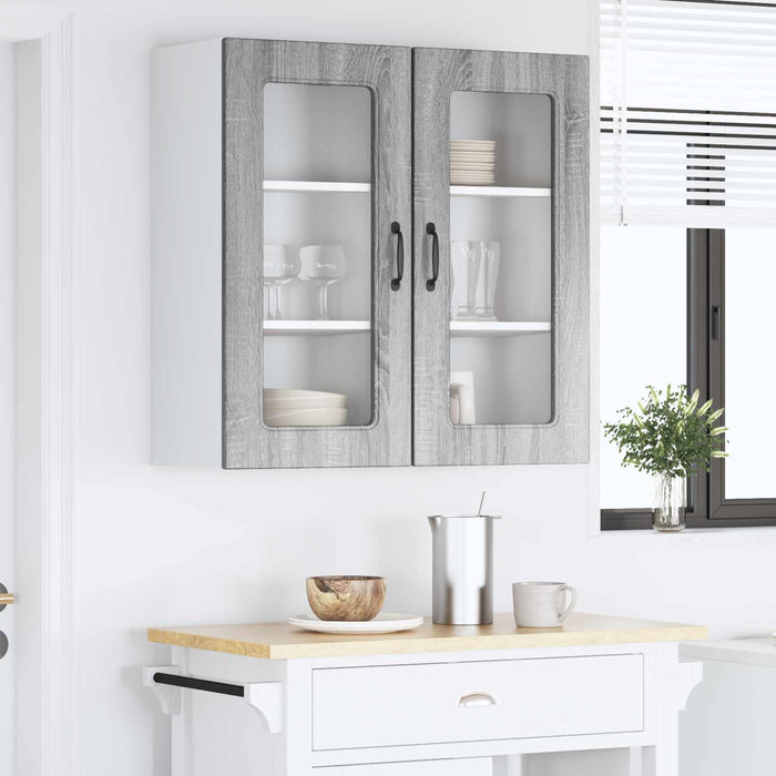 Mobile da cucina 2 pcs Grigio Sonoma 40 x 31 x 80 cm 884647