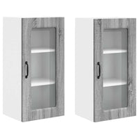 Mobile da cucina 2 pcs Grigio Sonoma 40 x 31 x 80 cm 884647