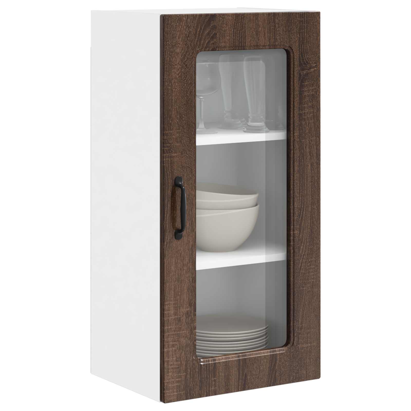 Mobile da cucina 2 pz-Set di 2 Armadio da cucina Rovere Marrone 40 x 31 x 80 cm 281761