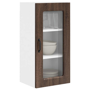 Mobile da cucina 2 pz-Set di 2 Armadio da cucina Rovere Marrone 40 x 31 x 80 cm 281761
