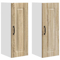 Mobile da cucina 2 pz-Set di 2 Armadio da cucina Rovere Sonoma 30 x 31 x 80 cm 694492