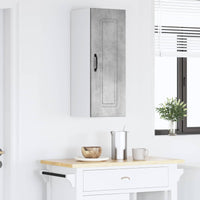 Mobile da cucina con lo scaffale Grigio cemento 30 x 31 x 80 cm 884660