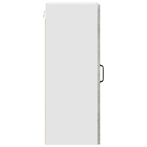 Mobile da cucina con lo scaffale Grigio cemento 30 x 31 x 80 cm 884660