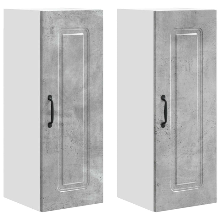 Mobile da cucina 2 pcs Grigio cemento 30 x 31 x 80 cm 884661