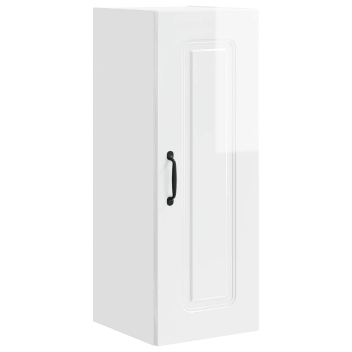 Mobile da cucina con lo scaffale Bianco Lucido 30 x 31 x 80 cm 884662