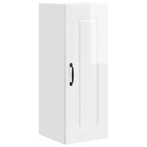 Mobile da cucina con lo scaffale-Armadio da cucina Bianco Lucido 30 x 31 x 80 cm 945604