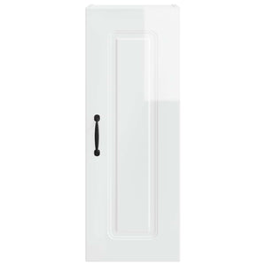 Mobile da cucina con lo scaffale Bianco Lucido 30 x 31 x 80 cm 884662