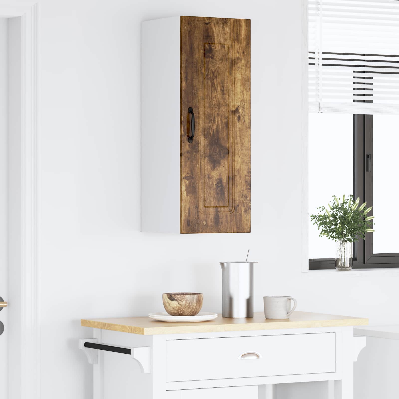 Mobile da cucina Rovere fumé 30 x 31 x 80 cm Legno multistrato 884664