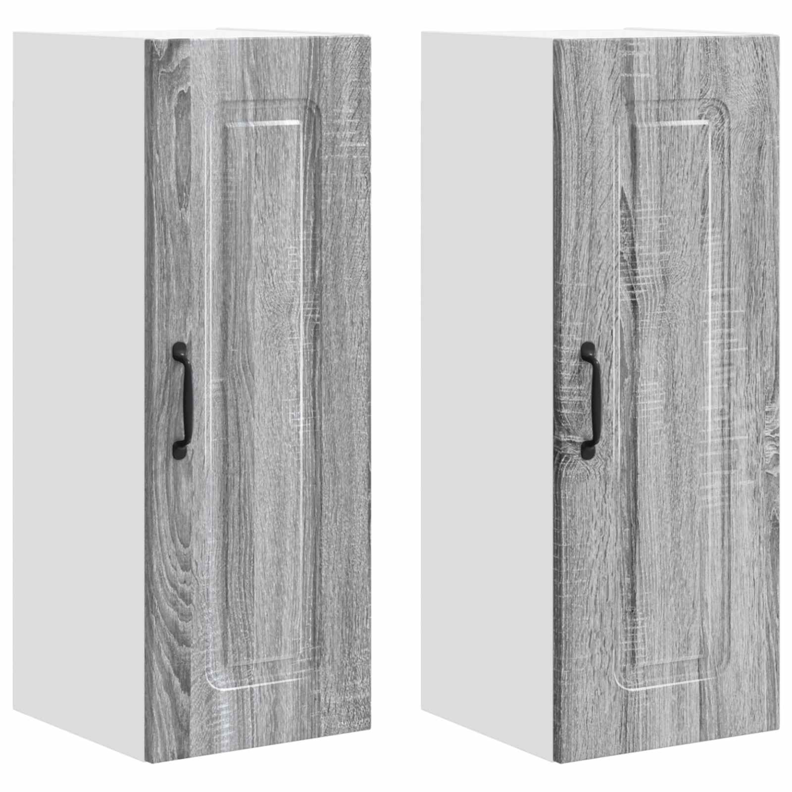 Mobile da cucina 2 pcs Grigio Sonoma 30 x 31 x 80 cm 884667