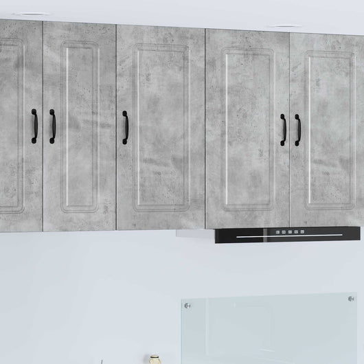 Mobile da cucina con lo scaffale Grigio cemento 40 x 31 x 80 cm 884677