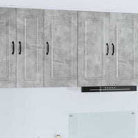 Mobile da cucina con lo scaffale-Armadio da cucina Grigio cemento 40 x 31 x 80 cm 947172