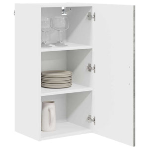 Mobile da cucina con lo scaffale Grigio cemento 40 x 31 x 80 cm 884677