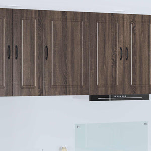 Pensile cucina Rovere Marrone 40 x 31 x 80 cm Legno multistrato 884681