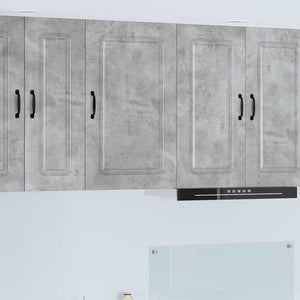 Mobile da cucina con lo scaffale Grigio cemento 50 x 31 x 80 cm 884687