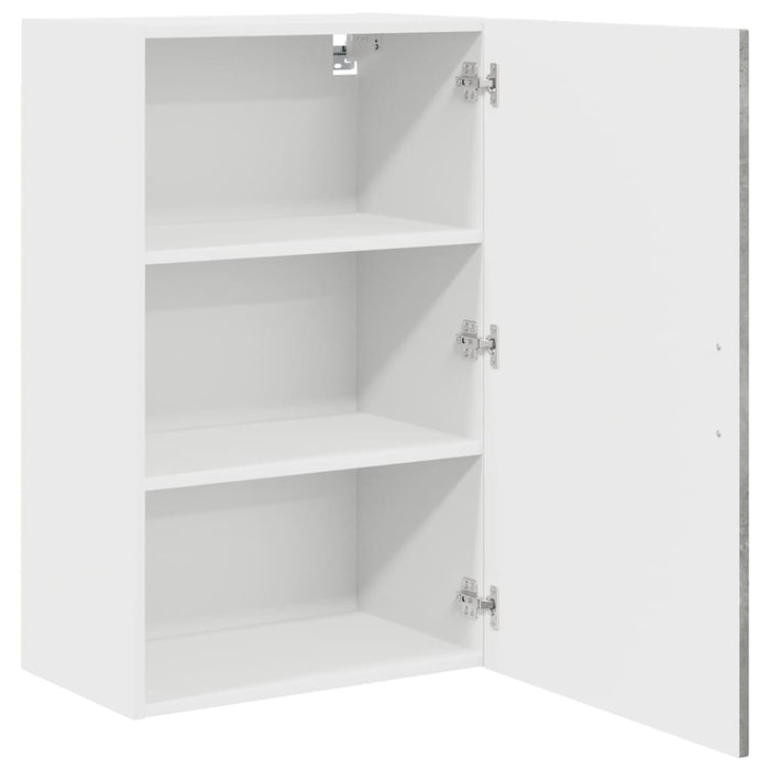 Mobile da cucina con lo scaffale-Armadio da cucina Grigio cemento 50 x 31 x 80 cm 239753