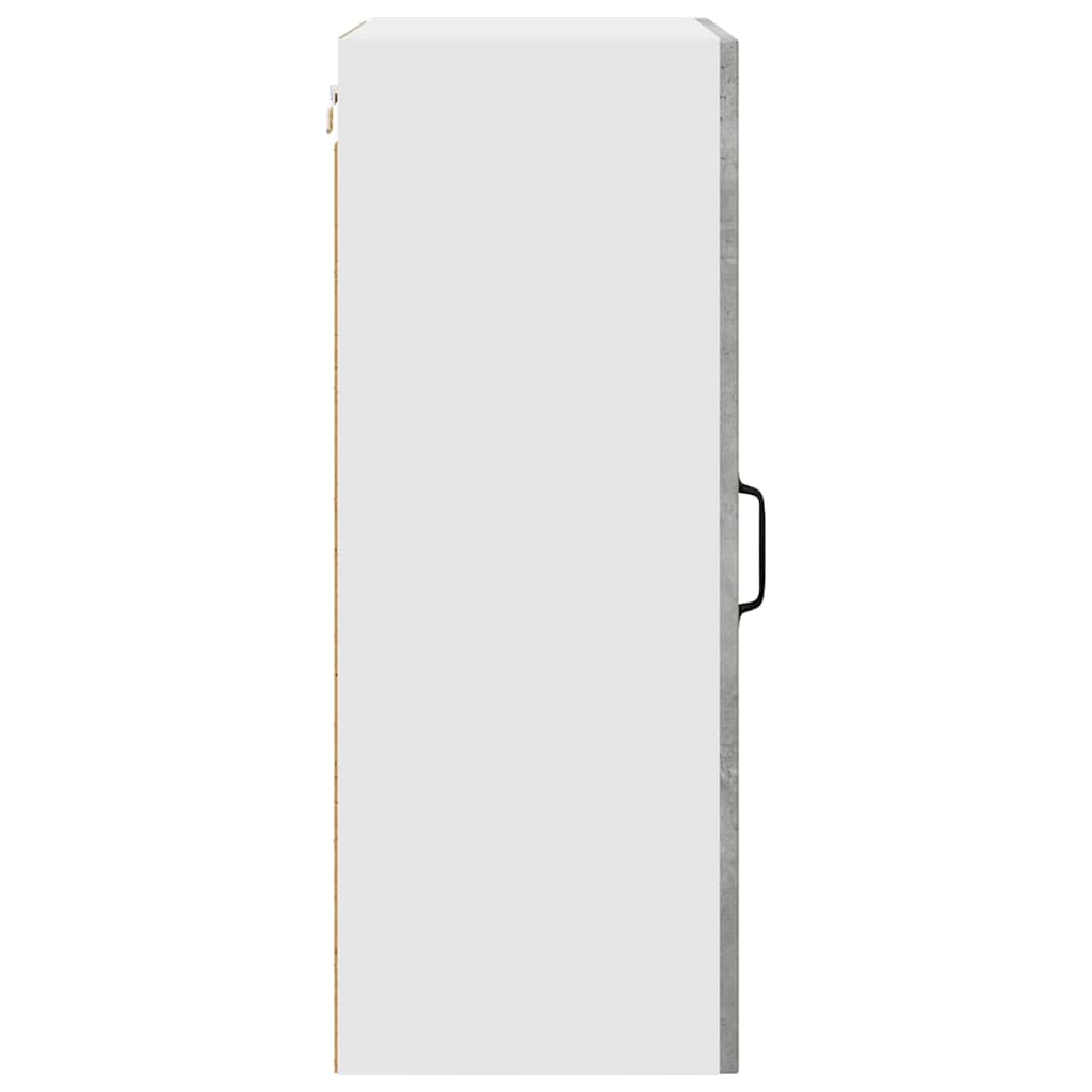 Mobile da cucina con lo scaffale-Armadio da cucina Grigio cemento 50 x 31 x 80 cm 239753