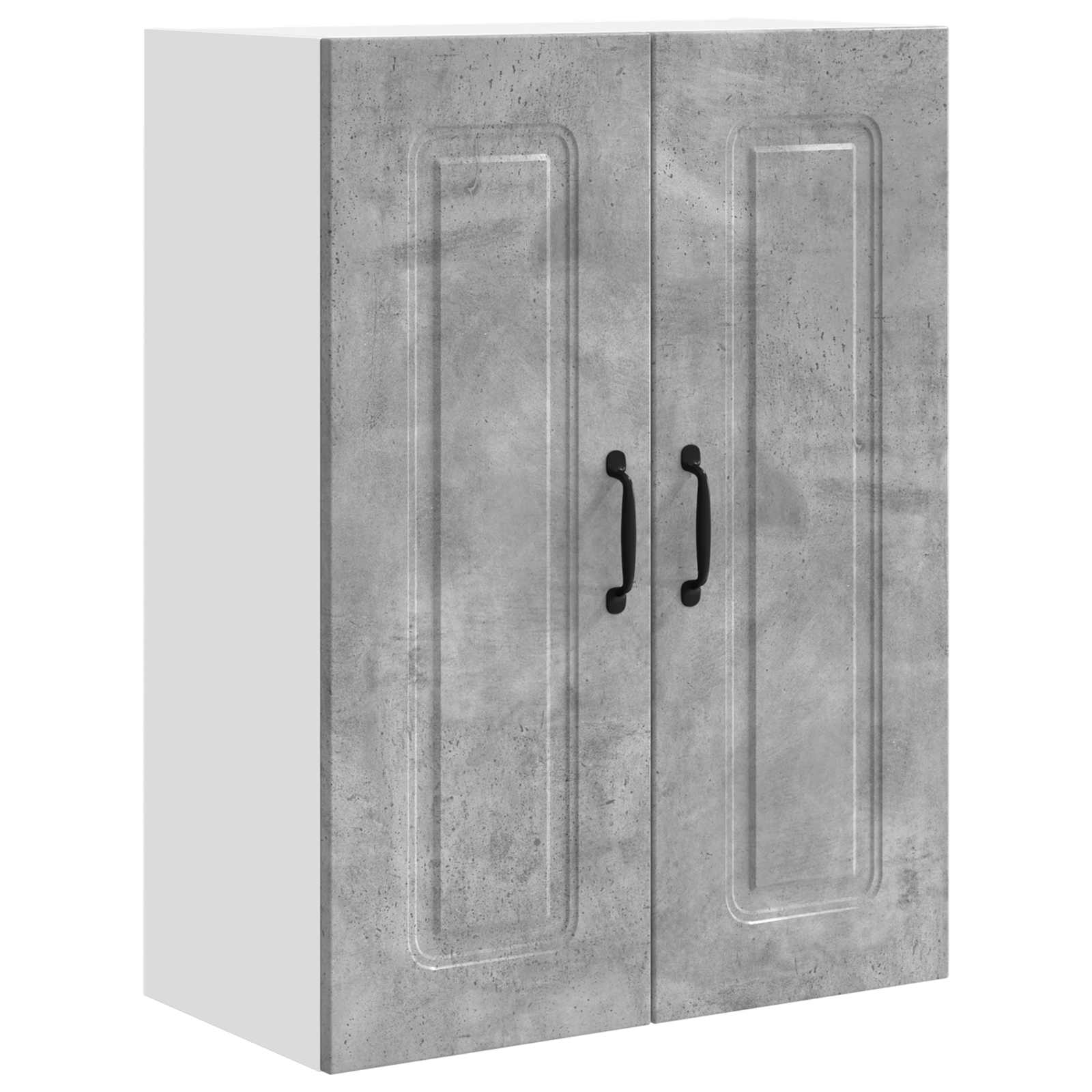 Mobile da cucina con lo scaffale Grigio cemento 60 x 31 x 80 cm 884697