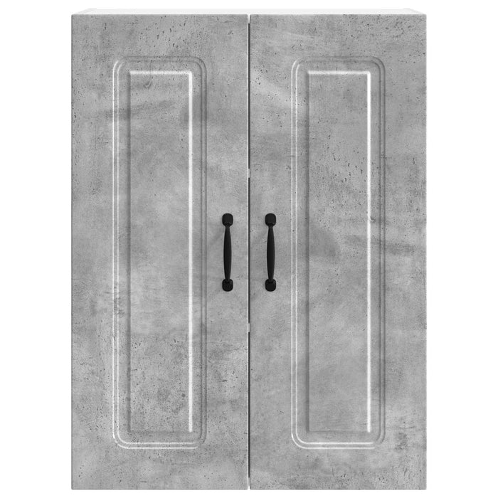 Mobile da cucina con lo scaffale Grigio cemento 60 x 31 x 80 cm 884697