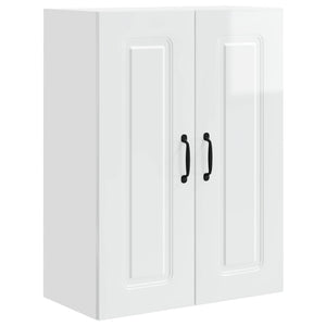 Mobile da cucina con lo scaffale Bianco Lucido 60 x 31 x 80 cm 884698