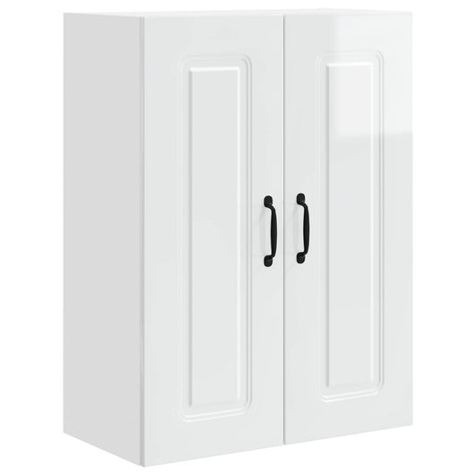 Mobile da cucina con lo scaffale Bianco Lucido 60 x 31 x 80 cm 884698