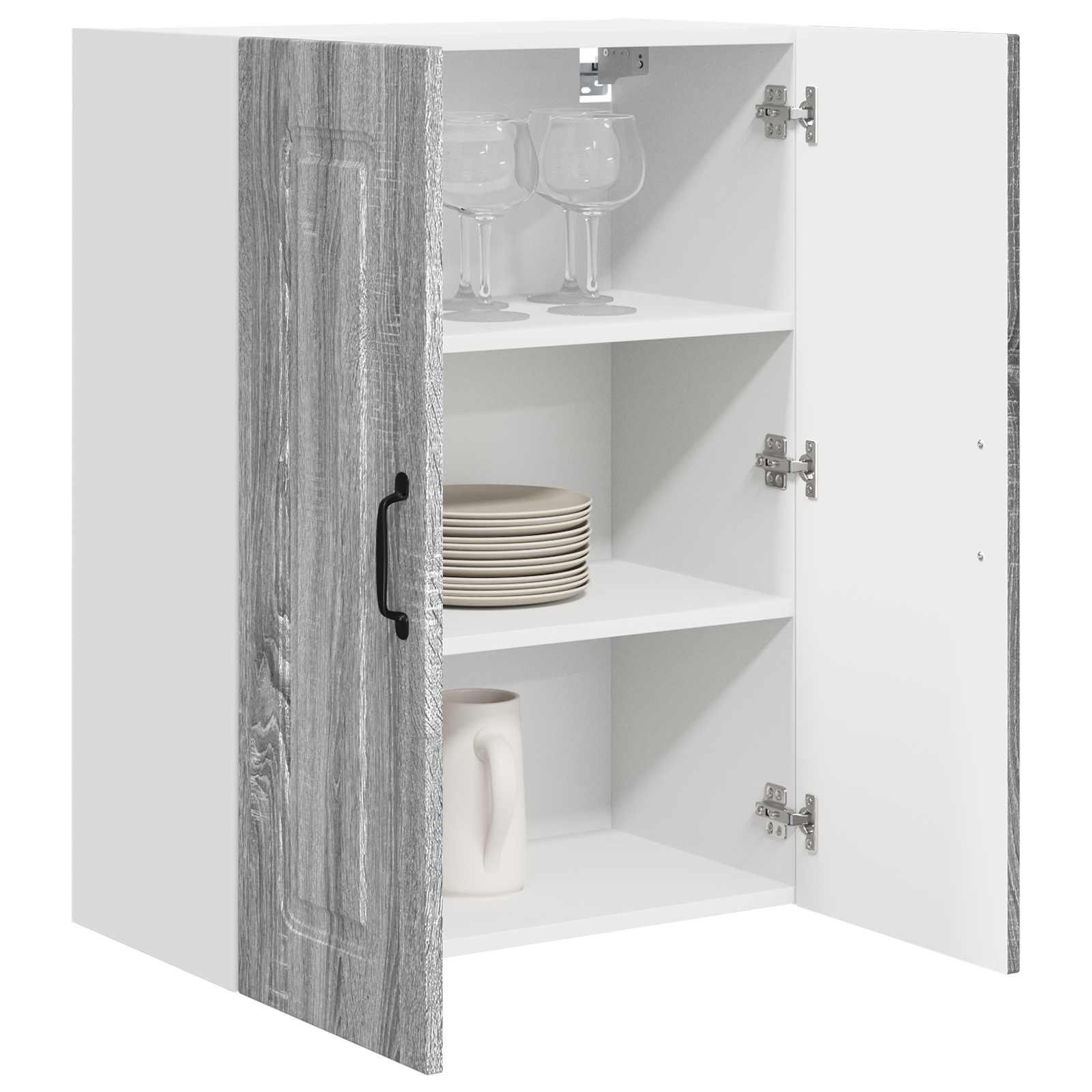 Mobile da cucina con lo scaffale Grigio Sonoma 60 x 31 x 80 cm 884700