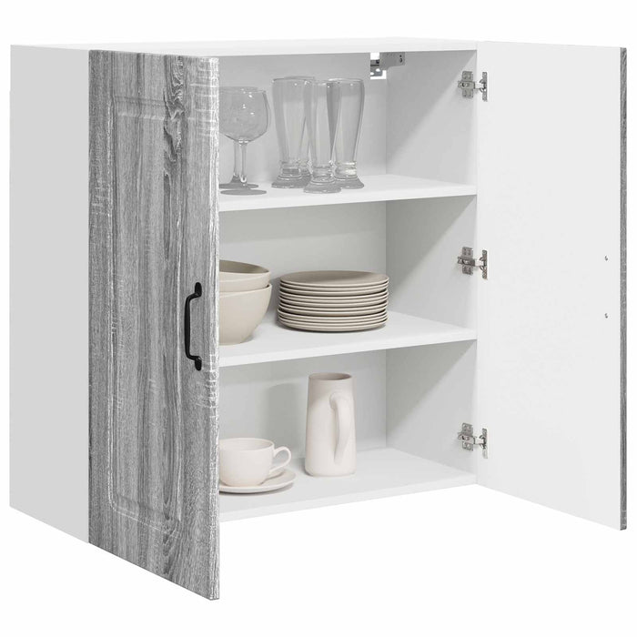 Mobile da cucina con lo scaffale Grigio Sonoma 80 x 31 x 80 cm 884710