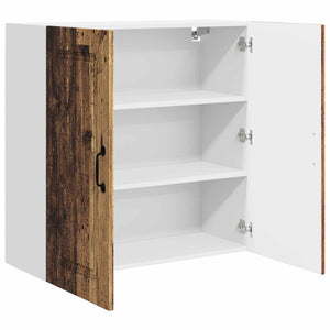 Mobile da cucina con lo scaffale-Armadio da cucina Legno vecchio 80 x 31 x 80 cm 304841