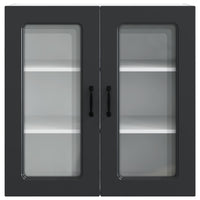 Mobile da cucina-Armadio da cucina Nero 80 x 31 x 80 cm Legno multistrato 200766