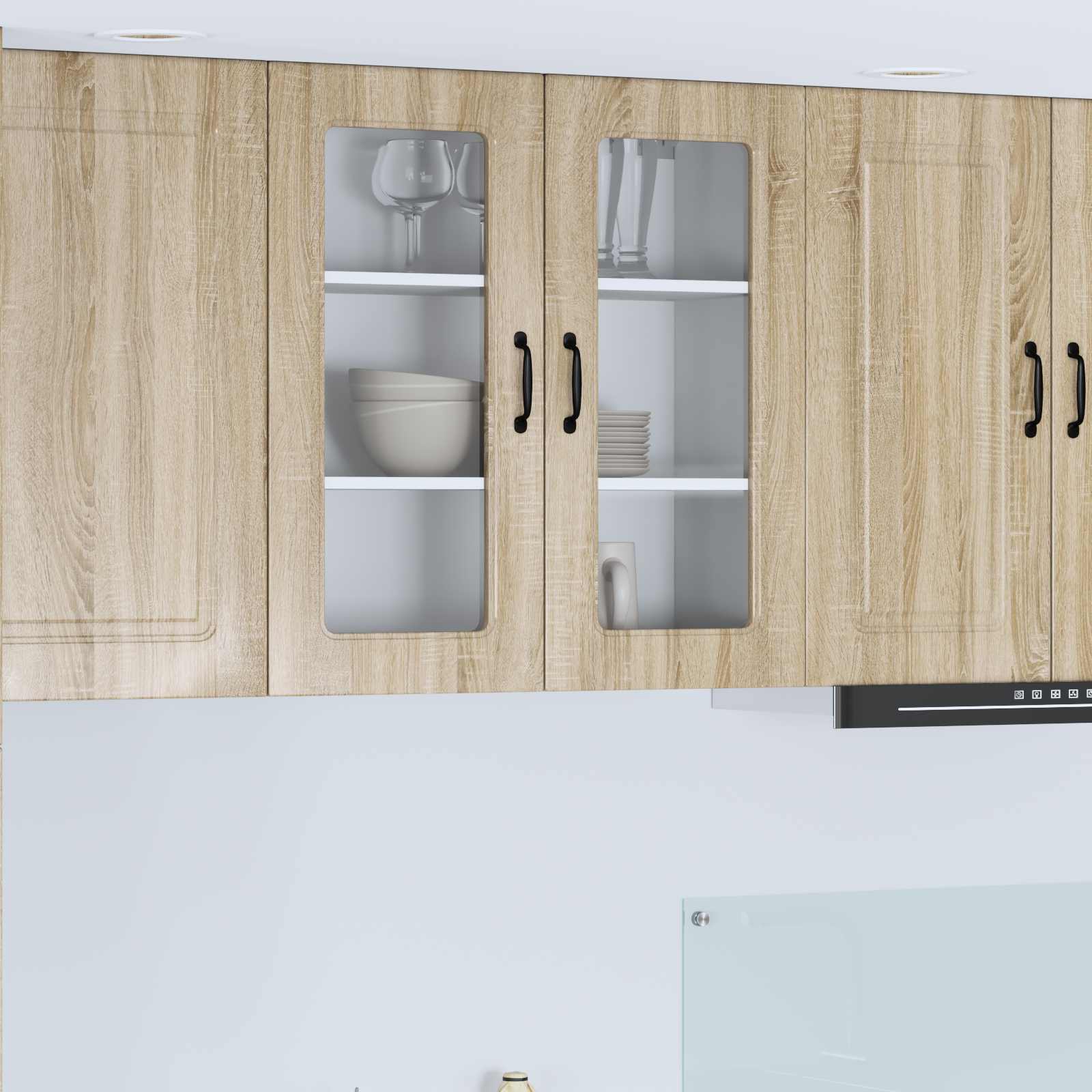 Mobile da cucina con lo scaffale-Armadio da cucina Rovere Sonoma 80 x 31 x 80 cm 807844