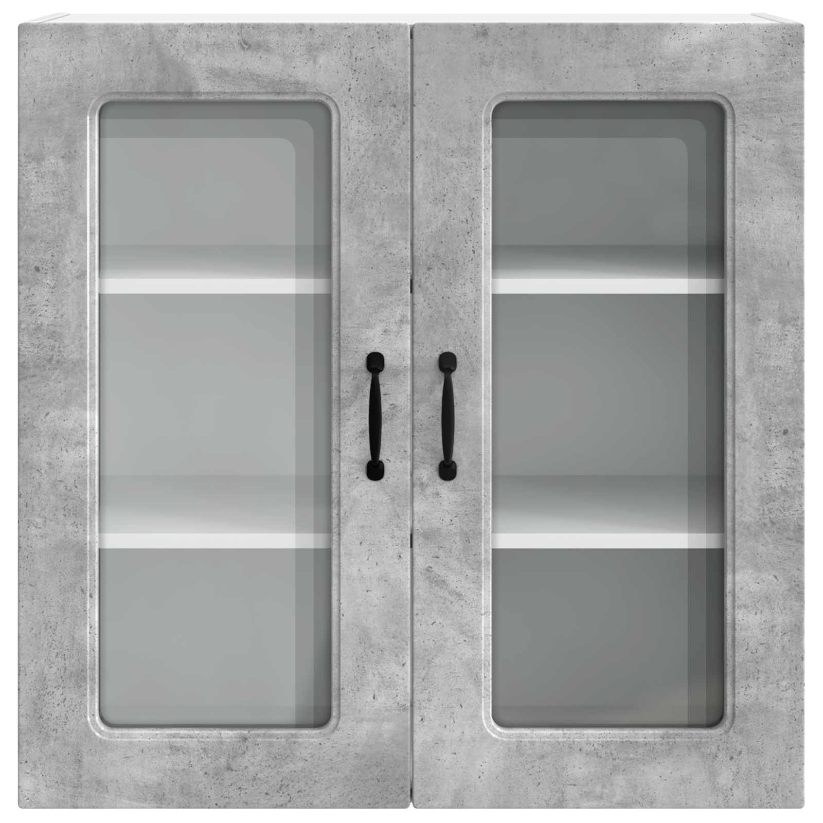 Mobile da cucina con lo scaffale-Armadio da cucina Grigio cemento 80 x 31 x 80 cm 460002