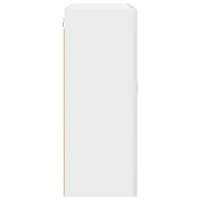 Mobile da cucina con lo scaffale-Armadio da cucina Bianco Lucido 80 x 31 x 80 cm 409316