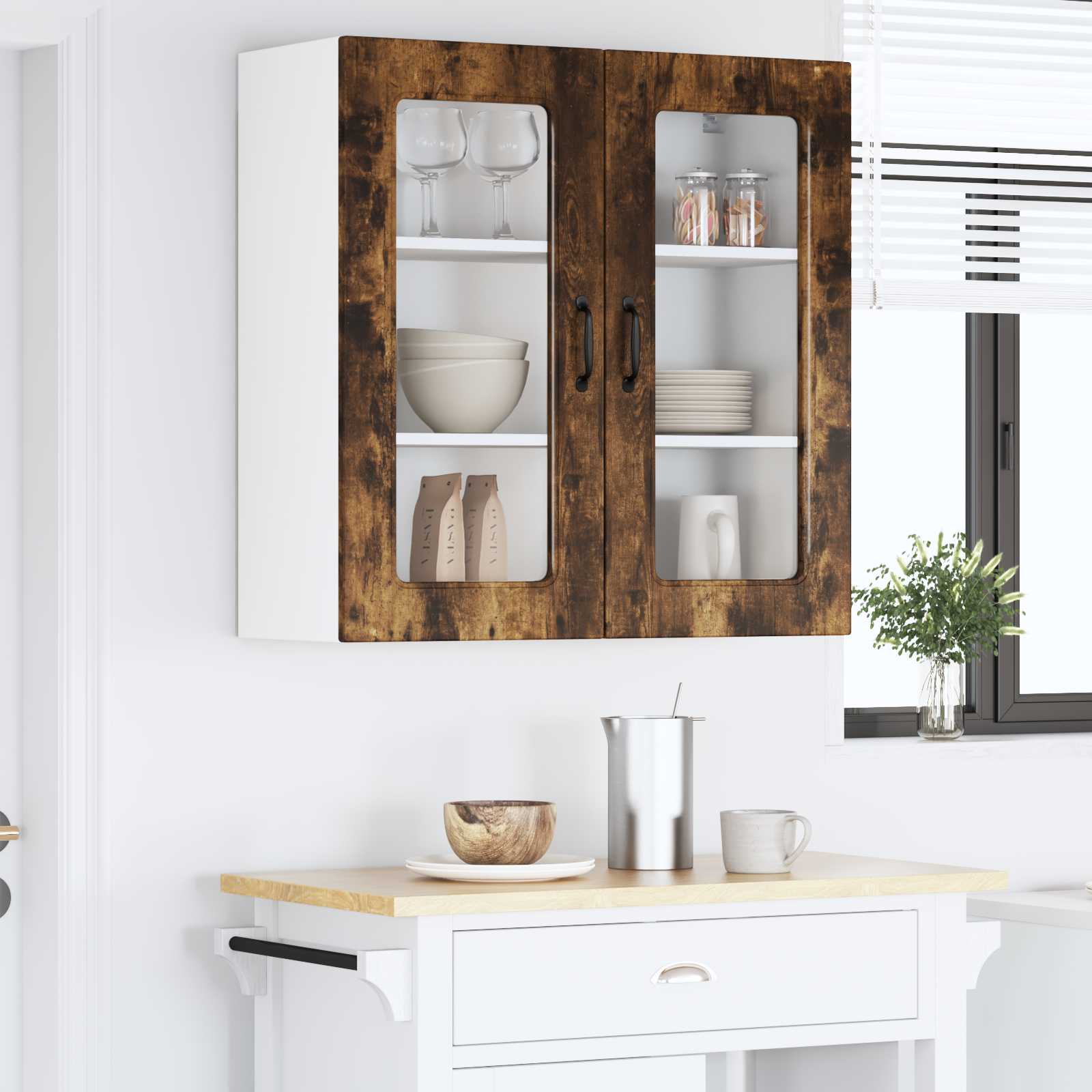 Mobile da cucina Rovere fumé 80 x 31 x 80 cm Legno multistrato 884719