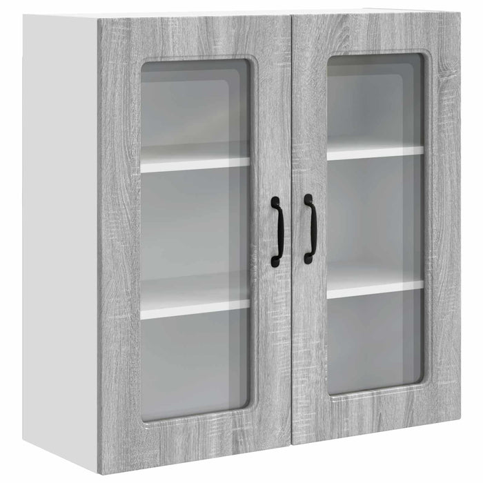 Mobile da cucina con lo scaffale-Armadio da cucina Grigio Sonoma 80 x 31 x 80 cm 450141