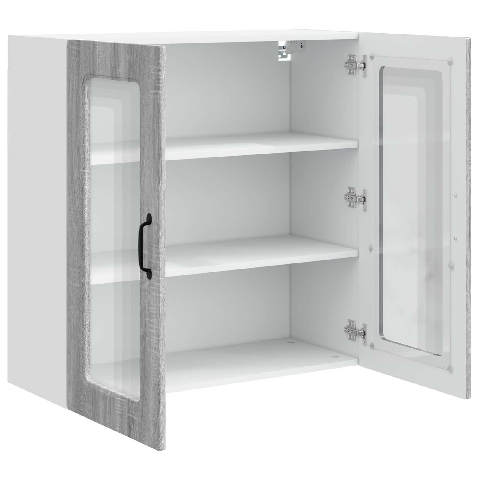 Mobile da cucina con lo scaffale-Armadio da cucina Grigio Sonoma 80 x 31 x 80 cm 450141