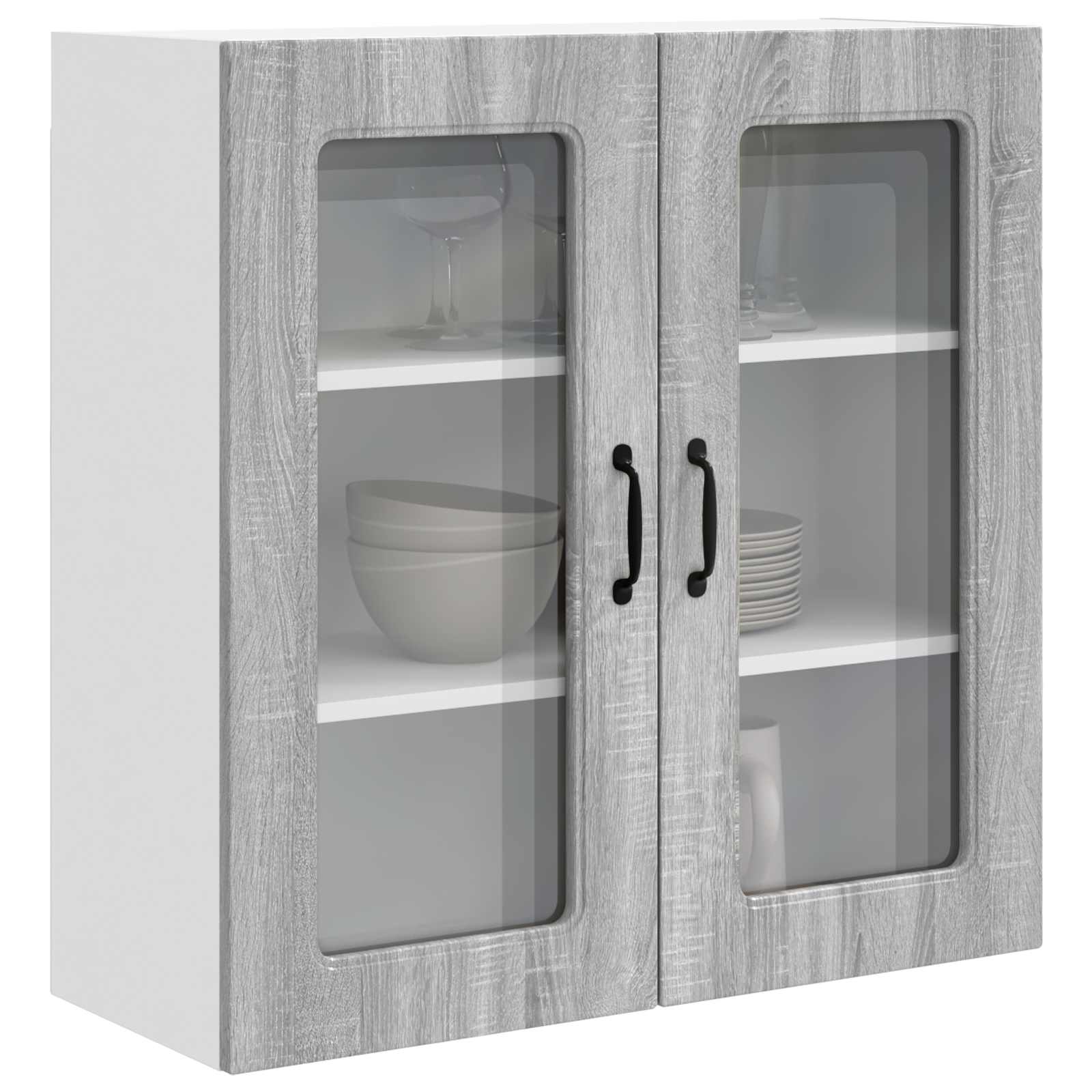 Mobile da cucina con lo scaffale-Armadio da cucina Grigio Sonoma 80 x 31 x 80 cm 450141