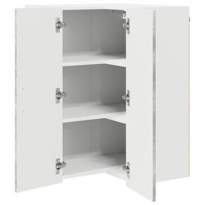Mobile da cucina con lo scaffale-Armadio da cucina Grigio cemento 57 x 57 x 80 cm 610073