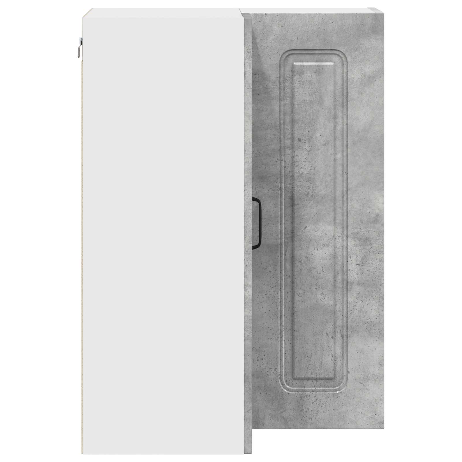 Mobile da cucina con lo scaffale-Armadio da cucina Grigio cemento 57 x 57 x 80 cm 610073