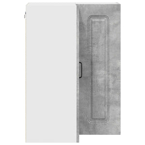 Mobile da cucina con lo scaffale-Armadio da cucina Grigio cemento 57 x 57 x 80 cm 610073