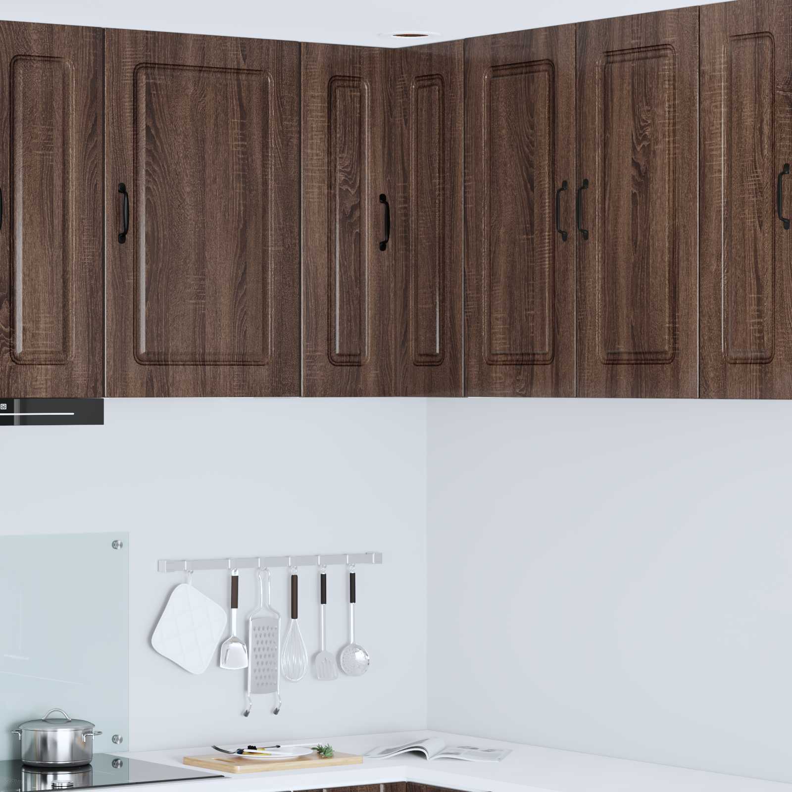 Mobile da cucina con lo scaffale-Armadio da cucina Rovere Marrone 57 x 57 x 80 cm 470086