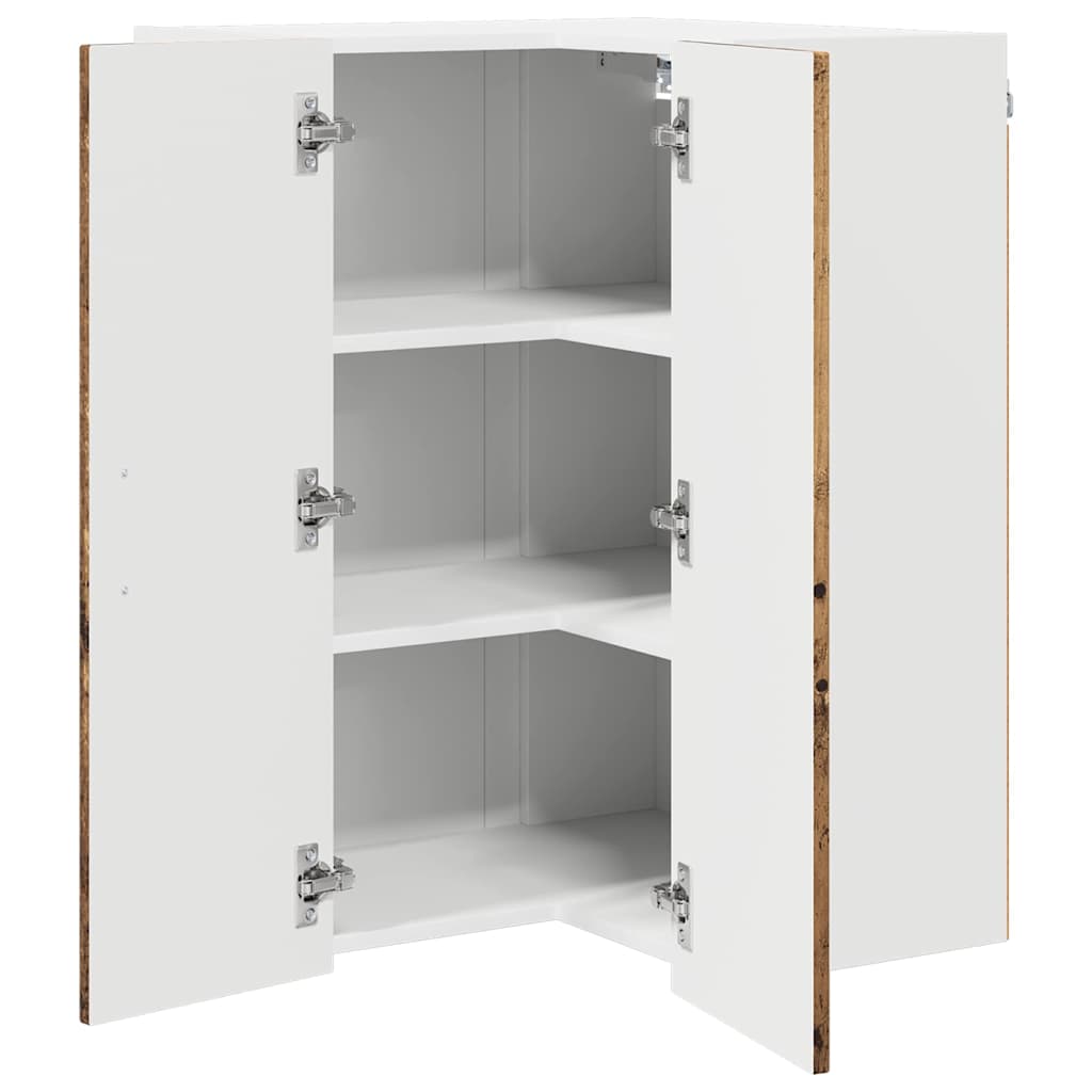 Mobile da cucina con lo scaffale-Armadio da cucina Legno vecchio 57 x 57 x 80 cm 507089