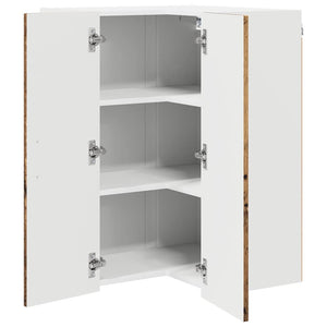 Mobile da cucina con lo scaffale-Armadio da cucina Legno vecchio 57 x 57 x 80 cm 507089
