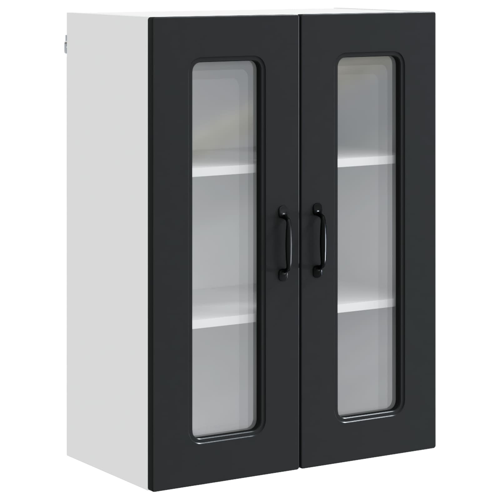 Mobile da cucina-Armadio da cucina Nero 60 x 31 x 80 cm Legno multistrato 607958