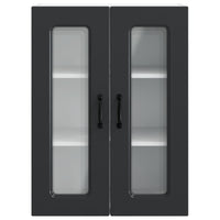 Mobile da cucina-Armadio da cucina Nero 60 x 31 x 80 cm Legno multistrato 607958