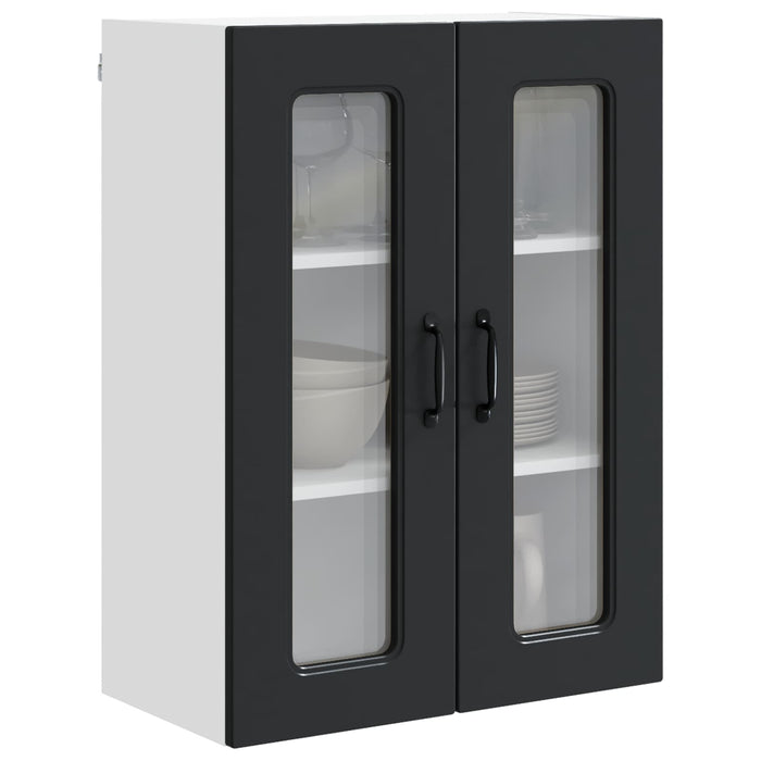 Mobile da cucina-Armadio da cucina Nero 60 x 31 x 80 cm Legno multistrato 607958