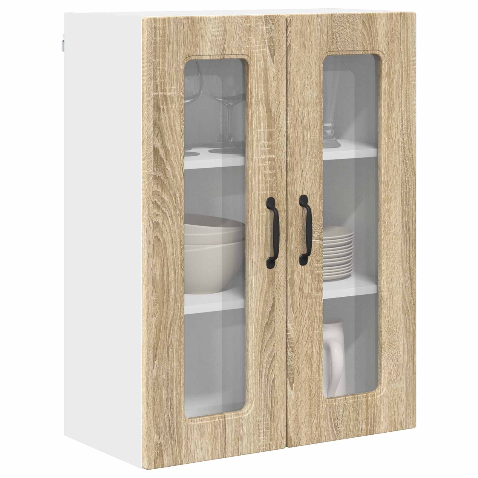 Mobile da cucina con lo scaffale-Armadio da cucina Rovere Sonoma 60 x 31 x 80 cm 582956