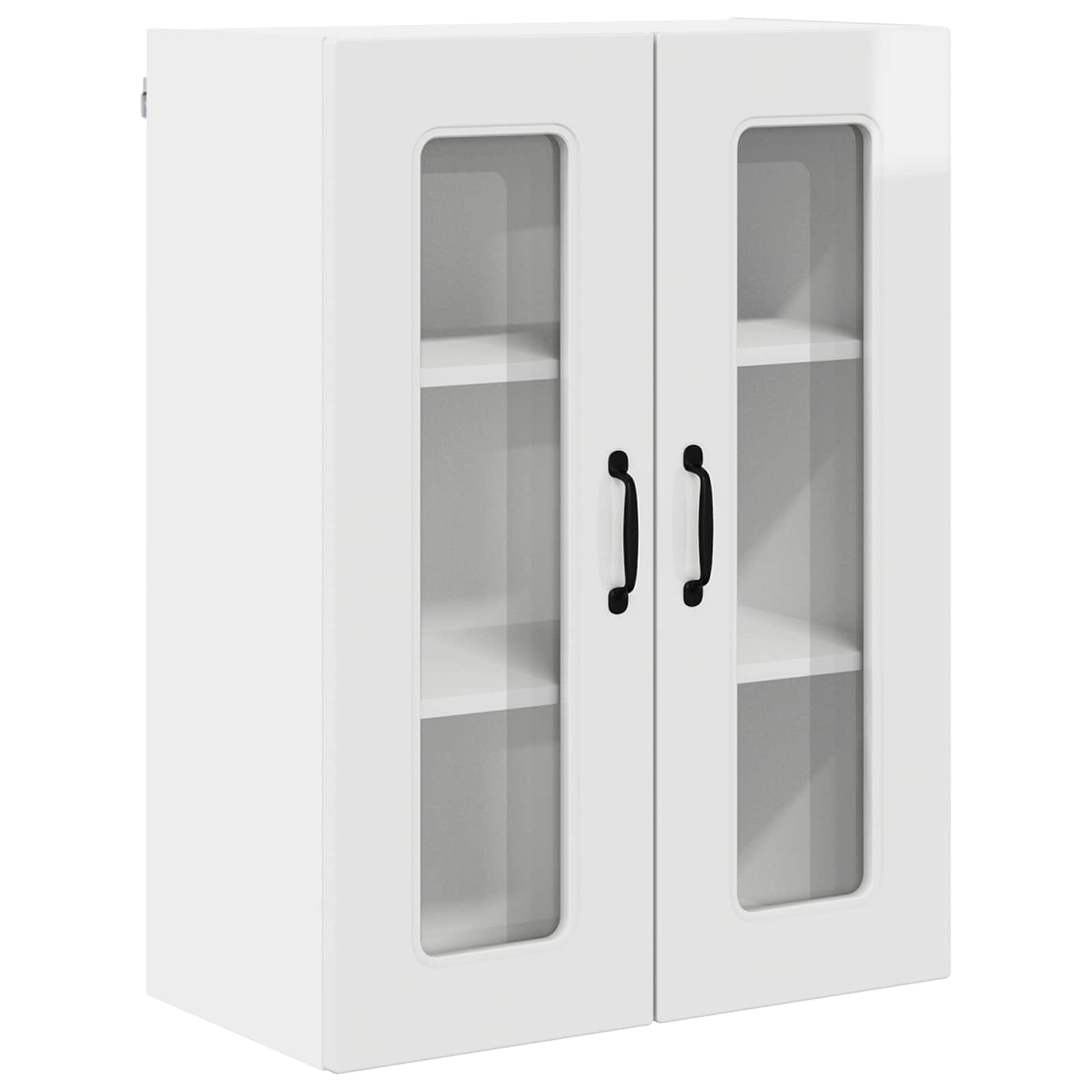 Mobile da cucina con lo scaffale-Armadio da cucina Bianco Lucido 60 x 31 x 80 cm 918095